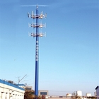radio autosufficiente Wifi di Palo della torre d'acciaio unipolare di Bts delle Telecomunicazioni del telefono cellulare 4g singola